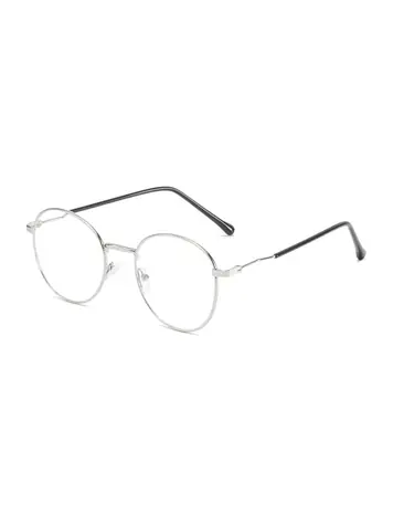VeyRey Blaulichtfilterbrille Oval Deug Silber