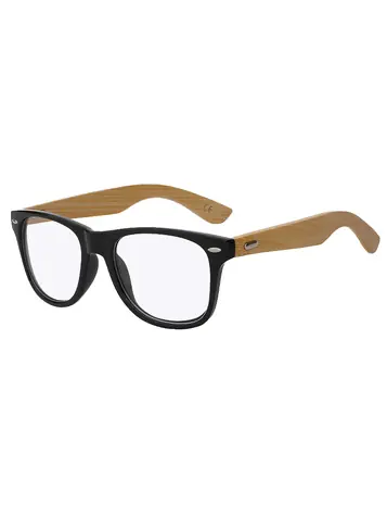 VeyRey Brille mit klaren Gläsern Nerd Graham schwarz
