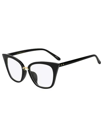 VeyRey Blaulichtfilterbrille, quadratisch, Lithgrow, Schwarz