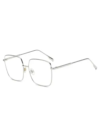 VeyRey Blaulichtfilterbrille, quadratisch, Ernstep, Silber