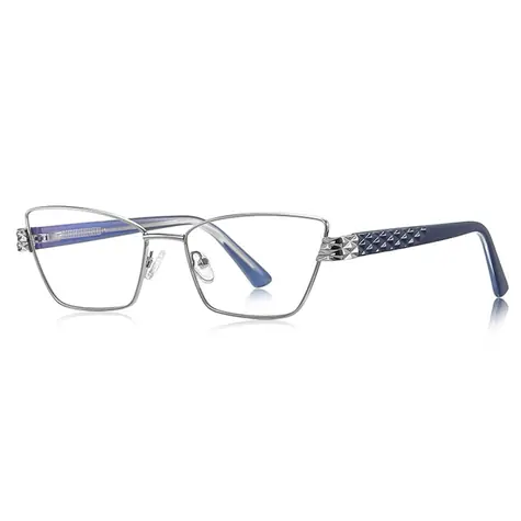 VeyRey Damen-Brille mit Blaulichtfilter, Gallit-Gläser, klare Gläser
