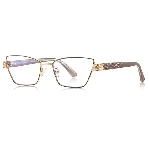 VeyRey Damen-Brille mit Blaulichtfilter, klare Gläser