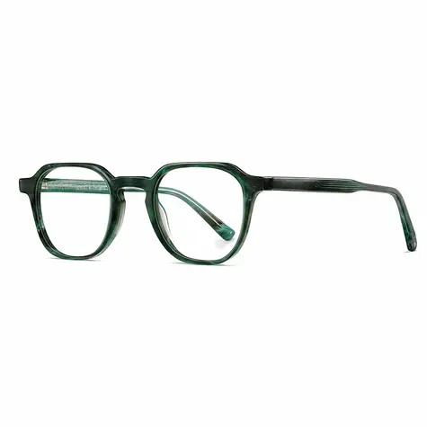 VeyRey Zuwn Square Blaulichtfilterbrille mit klaren Gläsern