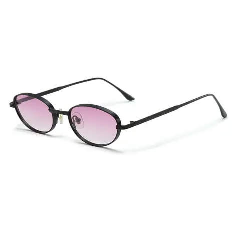 VeyRey Lenonky Sonnenbrille mit pinkfarbenen Gläsern