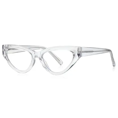 VeyRey Damen-Brille mit Blaulichtfilter, Sprimack, klare Gläser