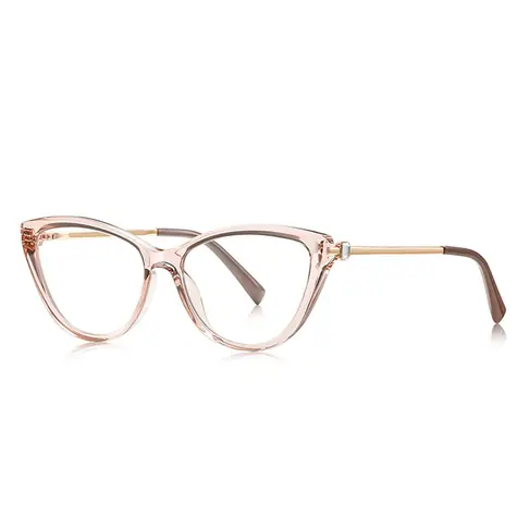 VeyRey Damen-Brille mit Blaulichtfilter, Abie-Klargläser