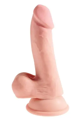 Pipedream King Cock PLUS 16,5 cm Dreifach-Density-Penis mit Hodenlicht