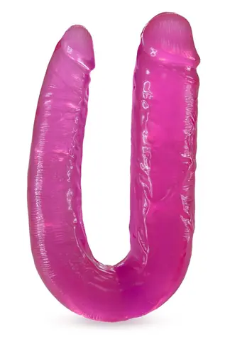 Doppelköpfiger Dildo in Rosa