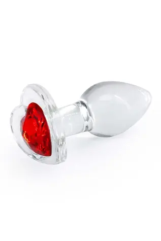 NS Novelties Crystal (von NSN) Desires Red Heart Small
