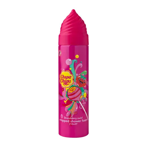 Chupa Chups Whipped Shower Foam Strawberry 250 ml / Schaumduschgel