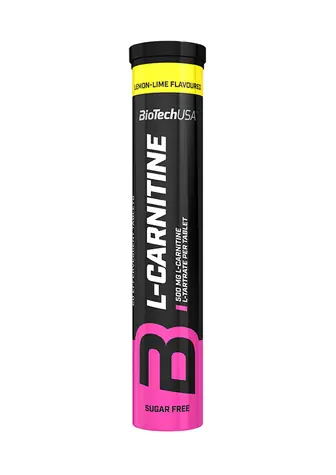 BioTech L-Carnitin 500 20 EL Lemon Limette (kohlensäurehaltig)