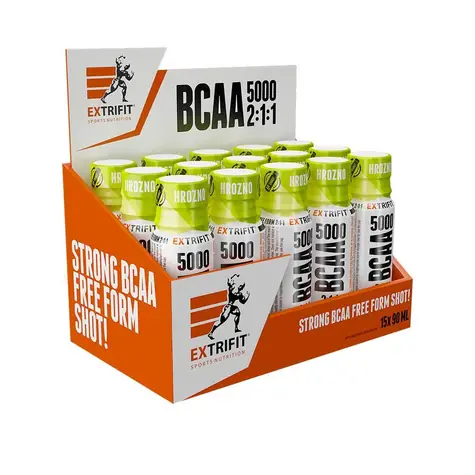 Extrifit BCAA 5000 2:1:1 Shot 15 x 90 ml Trauben