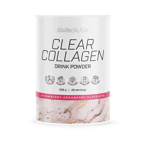 BioTech Clear Collagen Erdbeer-Cranberry 308 g