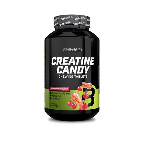BioTech Creatine Candy rote Beere 240 EL