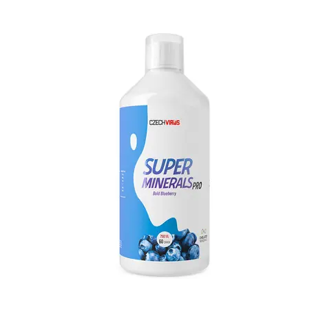 Czech Virus Super Minerals PRO 750 ml kräftige Blaubeere