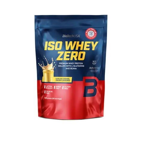 BioTech Iso Whey Zero katalanische Karamellcreme 454 g