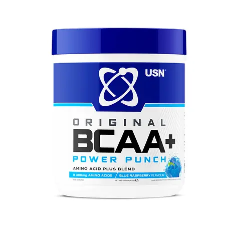 USN BCAA Power Punch 400 g Blaue Himbeere