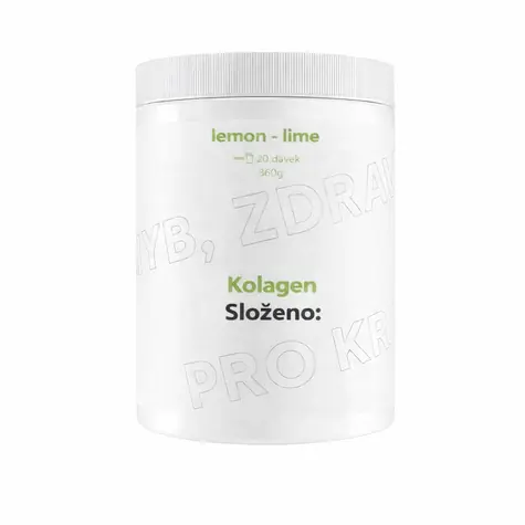 Zusammensetzung: Kollagen 360 g Lemon -Limette