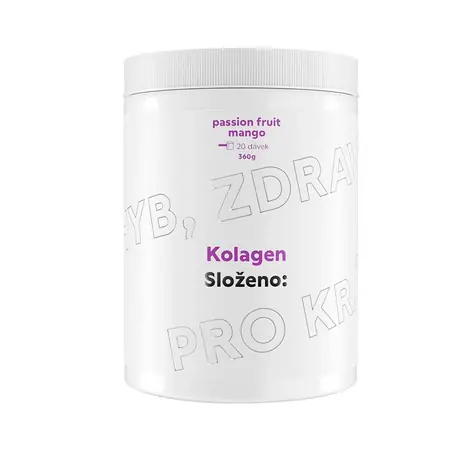 Zusammensetzung: Kollagen 360 g Passionsfrucht Mango