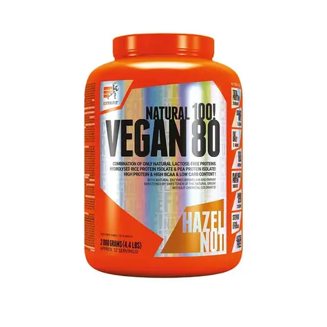 Extrifit Vegan 80 Haselnuss 2000 g