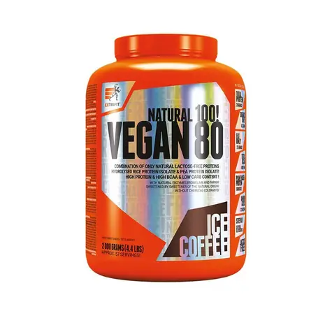 Extrifit Vegan 80 Eiskaffee 2000 g