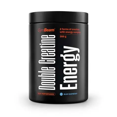 Creatine Double Energy - GymBeam (Blaue Himbeere, 350 g)