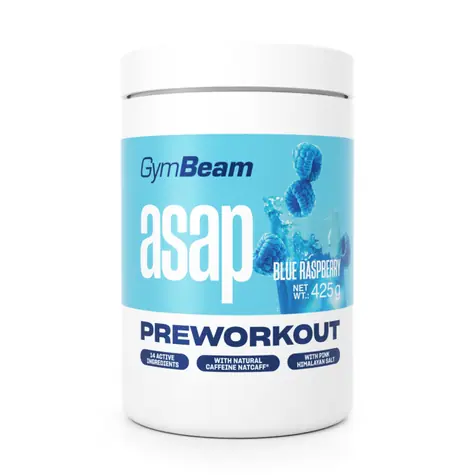 ASAP Pre-Workout - GymBeam (Blaue Himbeere, 425 g)