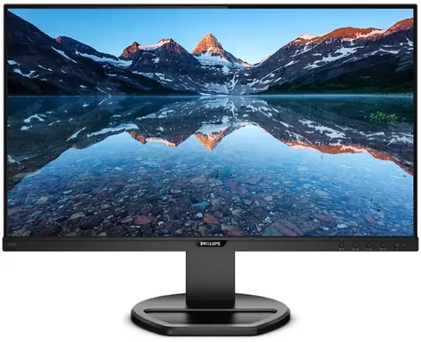 24" Philips 243B9-FHD schwarz / 1920 x 1080 / 75Hz / 4ms / 250cd / HDMI / DP / VGA / REPRO / VESA 
