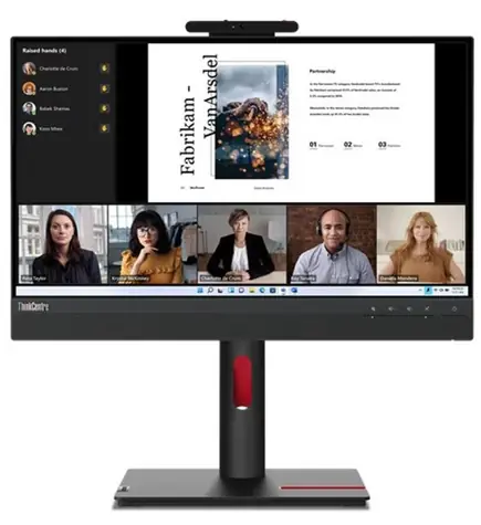 21,5" Lenovo TIO G5 Touch schwarz / IPS / 1920x1080 / 4ms / 250cd-m2 / 1000:1 / DP+ HDMI / Touch