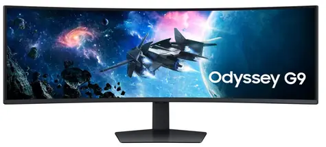 49" Samsung Odyssey G9 (G95C) schwarz / VA / 5120 x 1440 / 32:9 / 1ms / 2.500:1 / 450cd-m2 / HDMI & DP