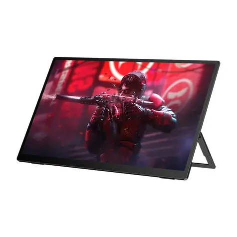 18,5" Uperfect USteam E6 Pro grau / IPS / 1920x1080 / 16:9 / 300cd-m2 / miniHDMI + 2xUSB-C + 3,5mm Klinke / tragbar 