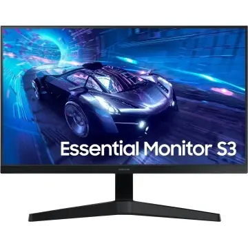 24" Samsung Essential S3 Schwarz / VA / 1920 x 1080 / 16:9 / 5 ms / 3000:1 / 250 cd/m / HDMI + VGA / VESA