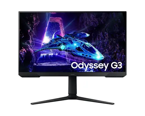 Ausgepackt - 27" Samsung Odyssey G30D schwarz / VA / 1920x1080 / 16:9 / 1 ms / 3000:1 / 250 cd/m / HDMI + DP / VESA / ausgepackt
