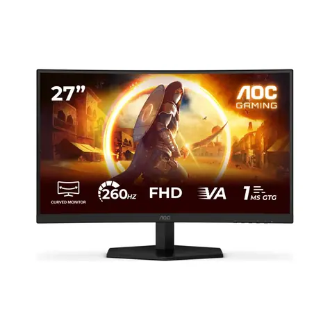 27" AOC Gaming C27G42ZE schwarz / VA / 1920x1080 / 16:9 / 1 ms / 3000:1 / 300 cd/m / HDMI + DP / VESA