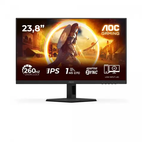 23,8" AOC Gaming 24G4ZRE Schwarz / IPS / 1920 x 1080 / 16:9 / 1 ms / 1000:1 / 300 cd/m / HDMI + DP / VESA