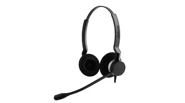 JABRA BIZ 2300 Duo (2309-820-104) schwarz / Für Callcenter / QD / E-STD / NC / FreeSpin 