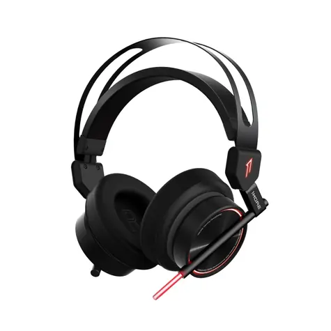 1MORE Spearhead VR Classic schwarz / Gaming-Headset mit Mikrofon / 7.1 / RGB-Hintergrundbeleuchtung / USB / 3,5 mm / 1,5 m