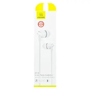 USAMS EP-39 In-Ear-Stereo-Headset 3,5 mm weiß