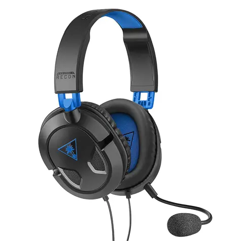 Turtle Beach RECON 50P schwarz / Gaming-Headset für PS4 / 40-mm-Treiber / 3,5-mm-Klinkenstecker / Mikrofon / Lautstärkeregler
