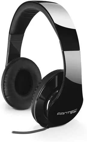 Fantec SHP-250AJ-BB schwarz / kabelgebundene Kopfhörer / 3,5-mm-Klinke / 40-mm-Treiber / Kabel 1,2 m
