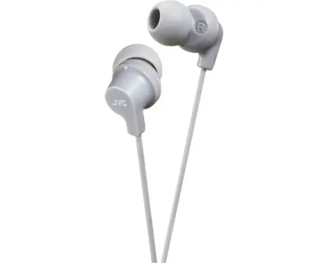 JVC HA-FX10-HE grau / In-Ear-Kopfhörer / 3,5-mm-Klinke / 1,2 m