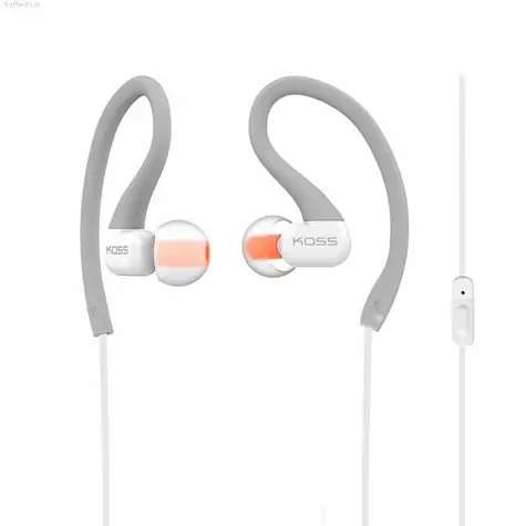 Koss KSC32i grau / Sportkopfhörer mit Mikrofon / 3,5-mm-Klinke / 1,2 m / ohne Code