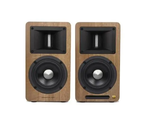 Edifier Airpulse A80 Holz / 2.0 / Lautsprecher / Bluetooth / 3,5 mm Klinke / Optisch / RMS 2x 10 + 2x 40W
