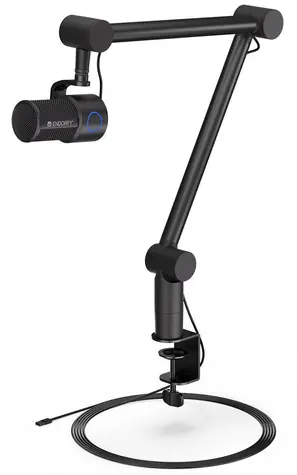 Endorfy Solum Studio schwarz / Streaming-Boom-Mikrofon / Kondensator / Pop-Filter / USB-C / 3M