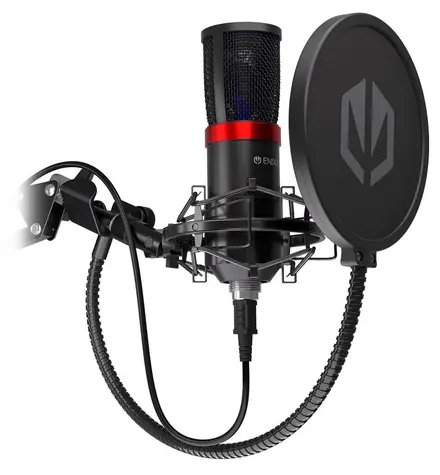 Endorfy Solum Streaming schwarz / Boom-Mikrofon / USB / 2,9 m 