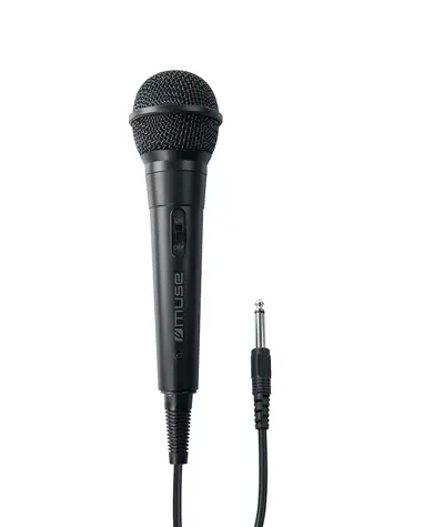 Muse MC-20 B schwarz / Richtmikrofon / 6,3 mm Klinke / 3M / Nachverkauf