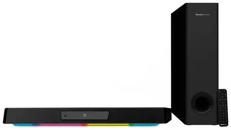 Creative Sound Blaster Katana V2X schwarz / Soundbar & Subwoofer / 5.1 / 90 W RMS / BT 5.0 / HDMI / OPT / AUX / USB-C