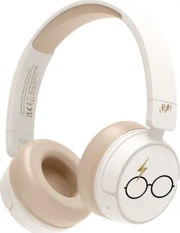 OTL Technologies Harry Potter weiß / Kabelloser Kinderkopfhörer / Mikrofon / Bluetooth 5.1