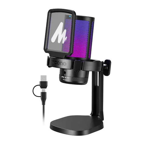 Maono DGM20 schwarz / Gaming-Mikrofon / Niere / USB