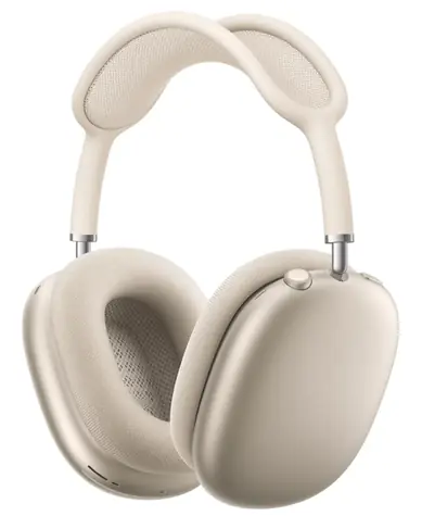Apple AirPods Max - Sternweiß / kabelloses Headset / Mikrofon / ANC / Bluetooth / USB-C / Akkulaufzeit bis zu 20 Stunden